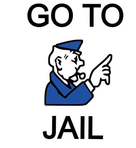 Go to jail symbol