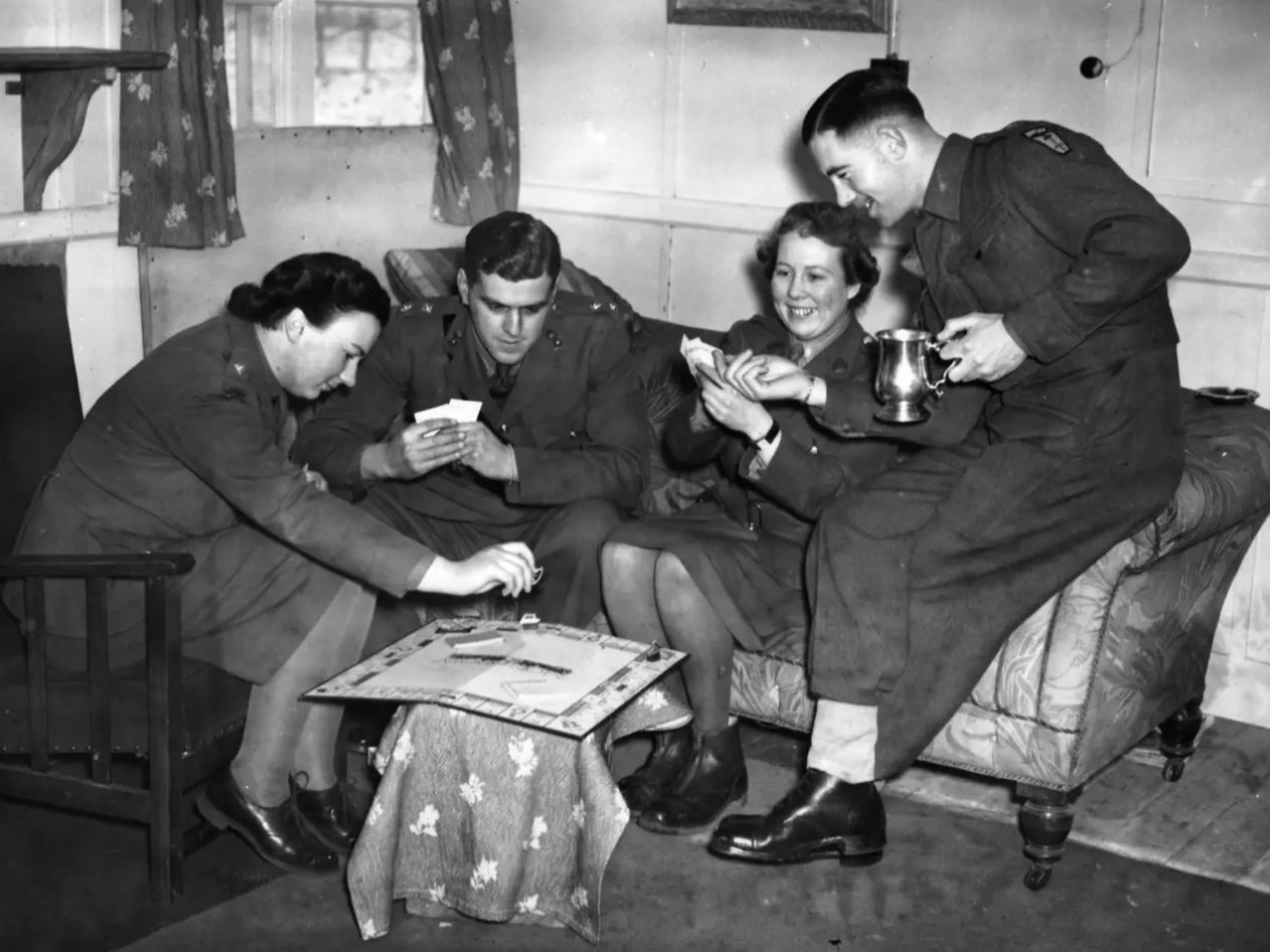 People sitting around a table